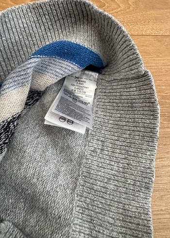 Gri Erkek Çocuk GAP Triko Sweatshirt - Görsel 5