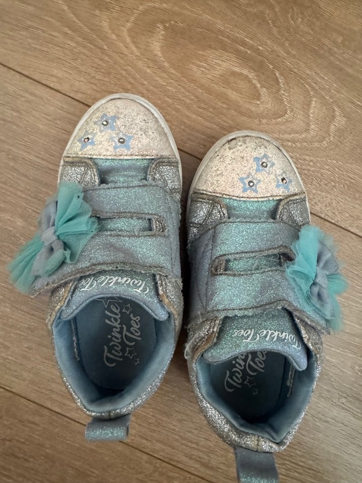 Kız Çocuk skechers 25 Mavi Spor Ayakkabı - Görsel 4