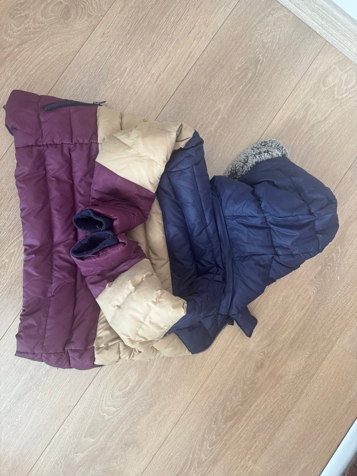 My chicco kuş tüyü unisex çocuk kaban - Görsel 4