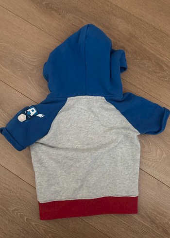 Kapüşonlu Erkek Çocuk Baskılı Fermuarlı Sweatshirt - Görsel 2