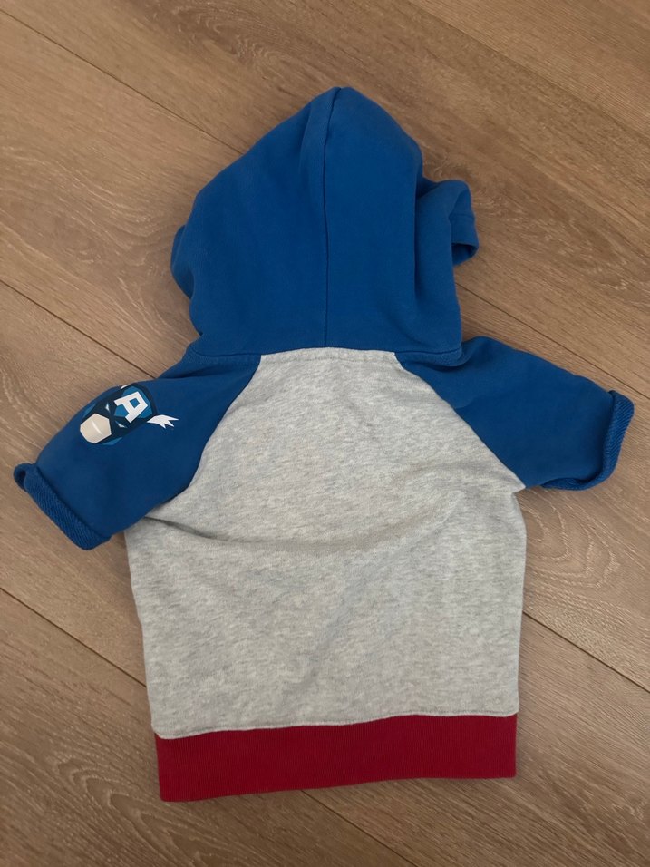 Kapüşonlu Erkek Çocuk Baskılı Fermuarlı Sweatshirt - Görsel 2