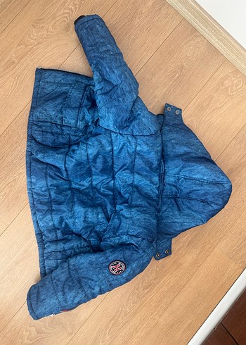 Tommy 5-6 yaş erkek çocuk mavi kaban - Görsel 3