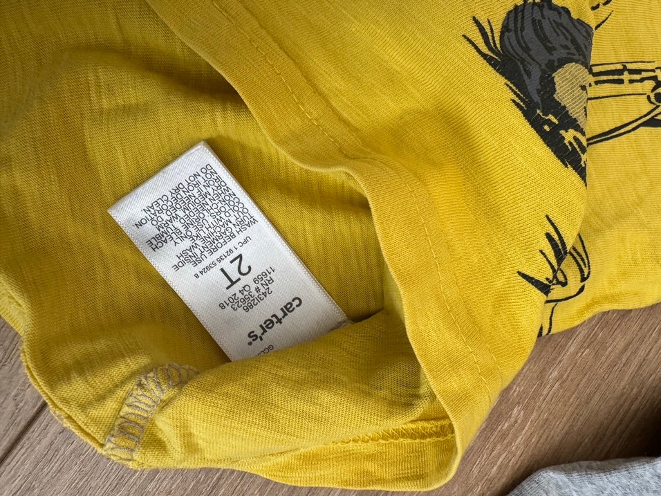 Carters 2 yaş erkek çocuk ev içi tshirt - Görsel 4