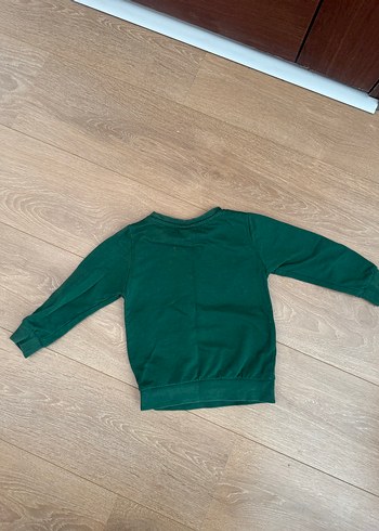 Yeşil Erkek Çocuk Baskılı Sweatshirt - Görsel 2