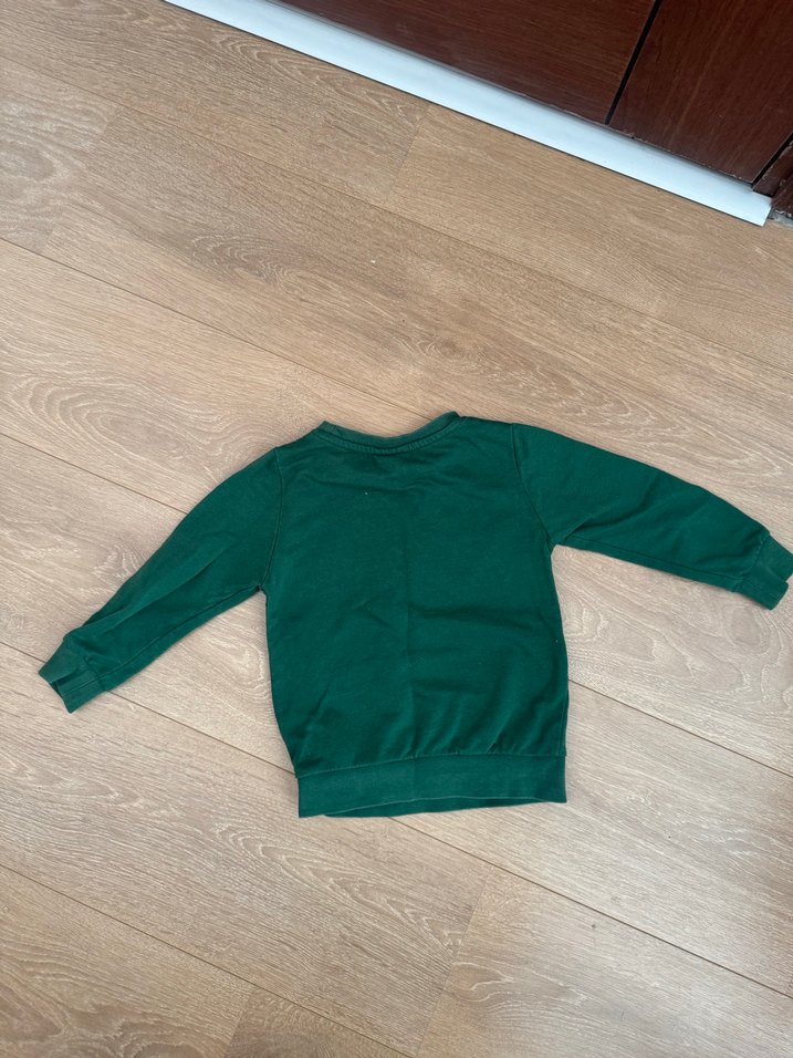 Yeşil Erkek Çocuk Baskılı Sweatshirt - Görsel 2