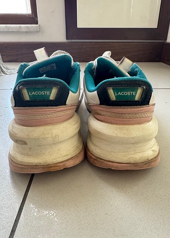 Beyaz Lacoste 38  Kadın Spor Ayakkabı - Görsel 4