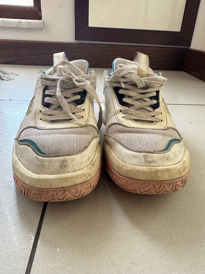 Beyaz Lacoste 38  Kadın Spor Ayakkabı - Görsel 5