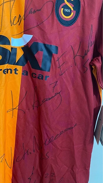 l Beden Orjinal Galatasaray imzalı forma