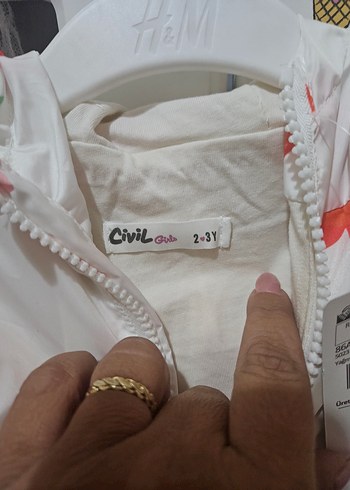 Civil Kız Çocuk Yağmurluk