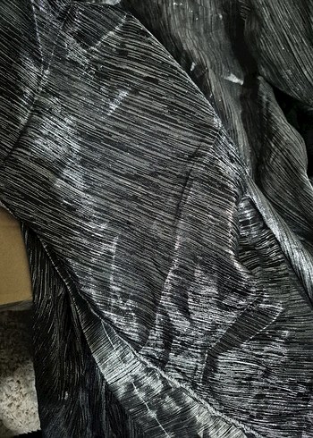 Gri Desenli Modern fon perde - Görsel 3