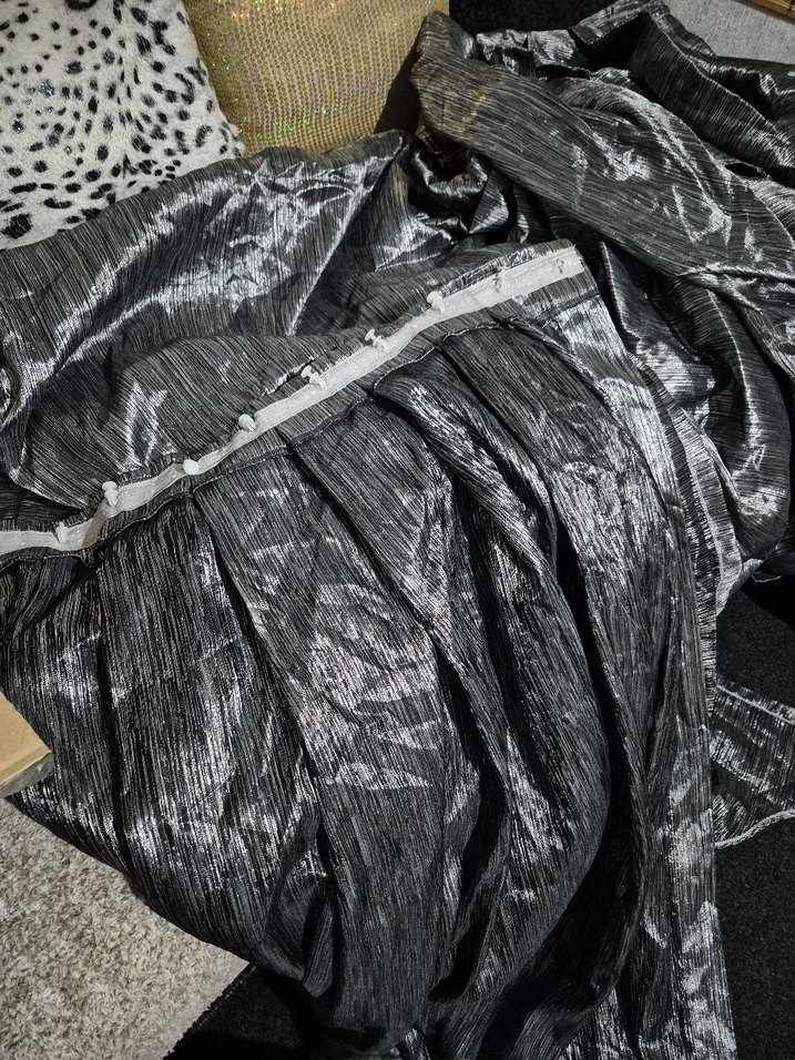 Gri Desenli Modern fon perde - Görsel 4