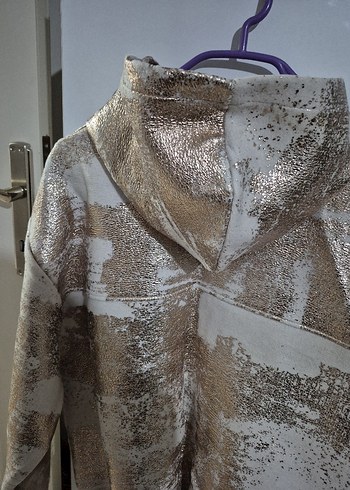 Kapüşonlu Fermuarlı Sweatshirt - Görsel 5