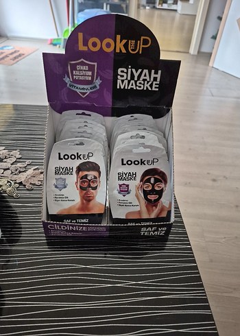 LookUP Siyah Maske Kadın ve Erkek - Görsel 5