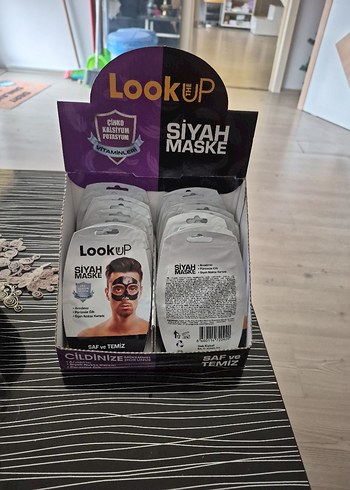LookUP Siyah Maske Kadın ve Erkek - Görsel 4