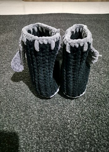 Örgü Ev Terliği - Görsel 3