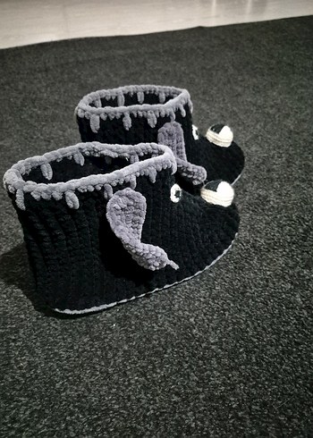 Örgü Ev Terliği - Görsel 2