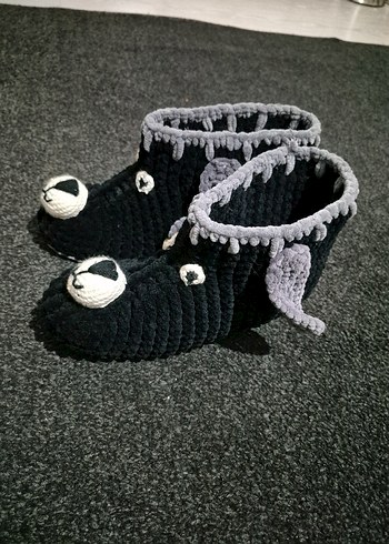 Örgü Ev Terliği - Görsel 5