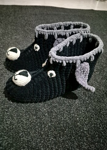 Örgü Ev Terliği - Görsel 4