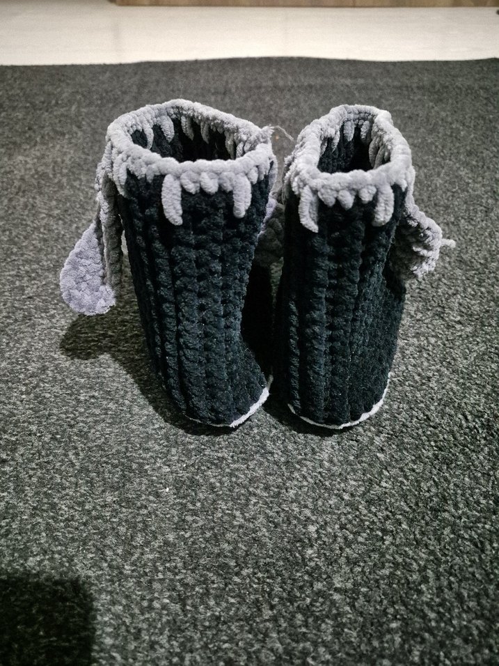 Örgü Ev Terliği - Görsel 3