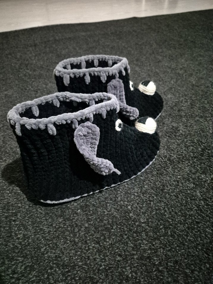 Örgü Ev Terliği - Görsel 2