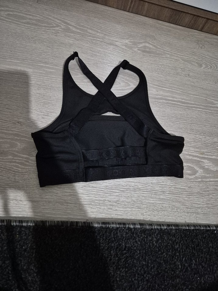 Siyah Mini Spor Sütyeni - Görsel 2