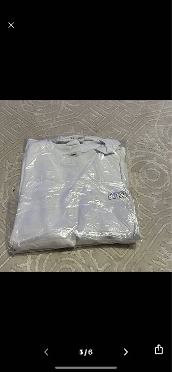 xs Beden Mavi sweatshirt