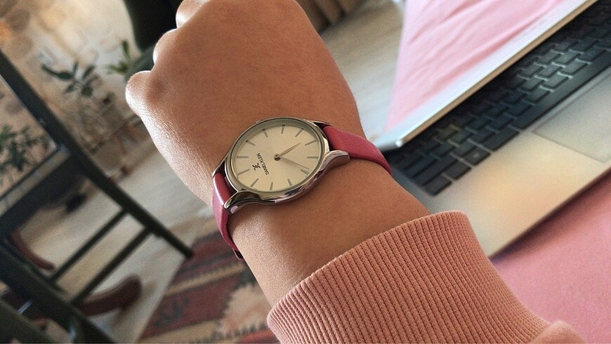 Beden pembe Renk Daniel Klein Pembe Kol Saati