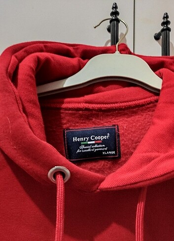 Henry KIRMIZI KAPŞONLU SWEATSHİRT 