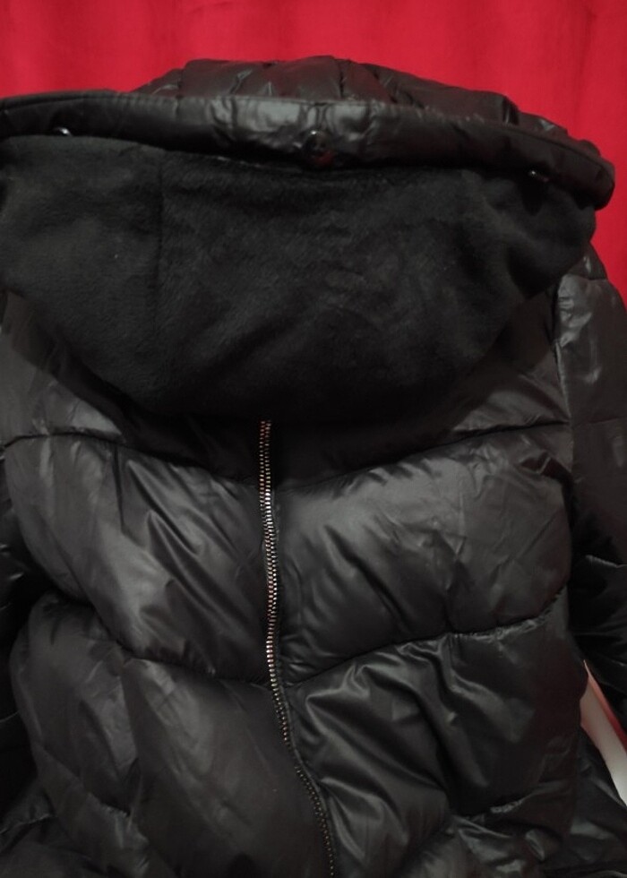 SİYAH KAZ TÜYÜ MONT  - Görsel 2