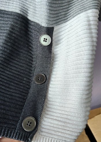 Gri Örgü Kadın Kazak, Rahat Kesim - Görsel 6