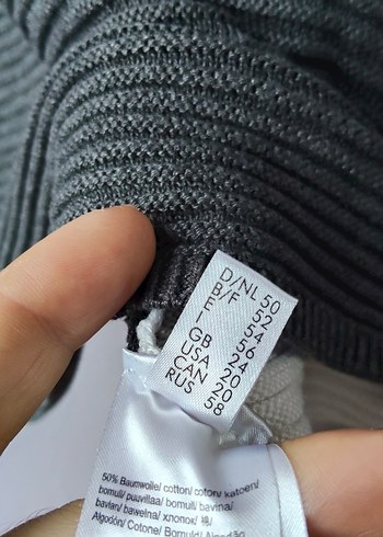 Gri Örgü Kadın Kazak, Rahat Kesim - Görsel 5