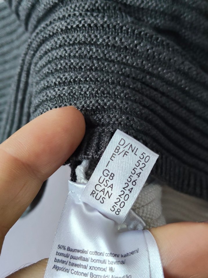 Gri Örgü Kadın Kazak, Rahat Kesim - Görsel 5