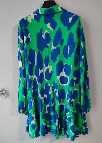 S beden renkli Pilili Uzun Kollu Kadın elbise - Görsel 7