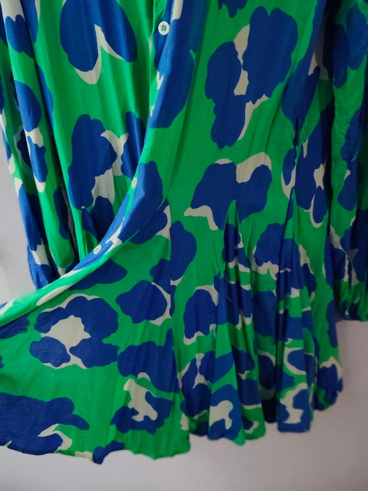 S beden renkli Pilili Uzun Kollu Kadın elbise - Görsel 5