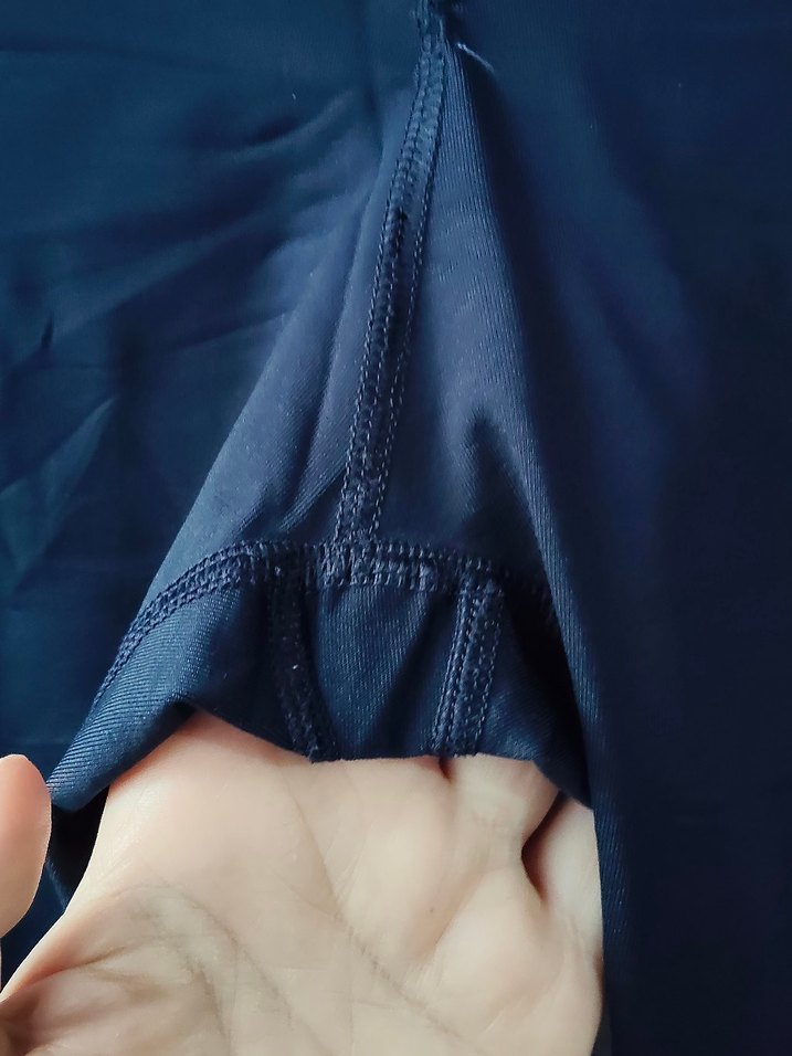 addax s lacivert Kadın Spor Tayt Midi Boy - Görsel 3