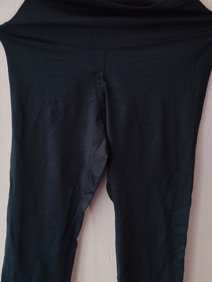 addax s lacivert Kadın Spor Tayt Midi Boy - Görsel 2