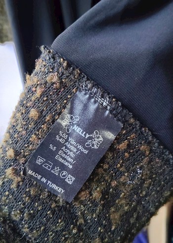 Salaş Kesim, Uzun, Drapeli Hırka - Görsel 6