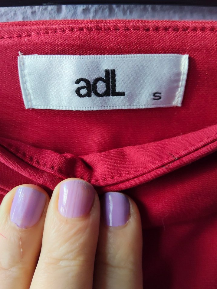 ADL s beden Kırmızı Süet Fermuarlı Kadın Pantolon - Görsel 4