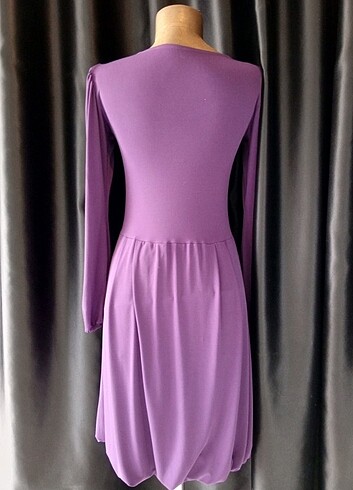 Mor çanak elbise - Görsel 2