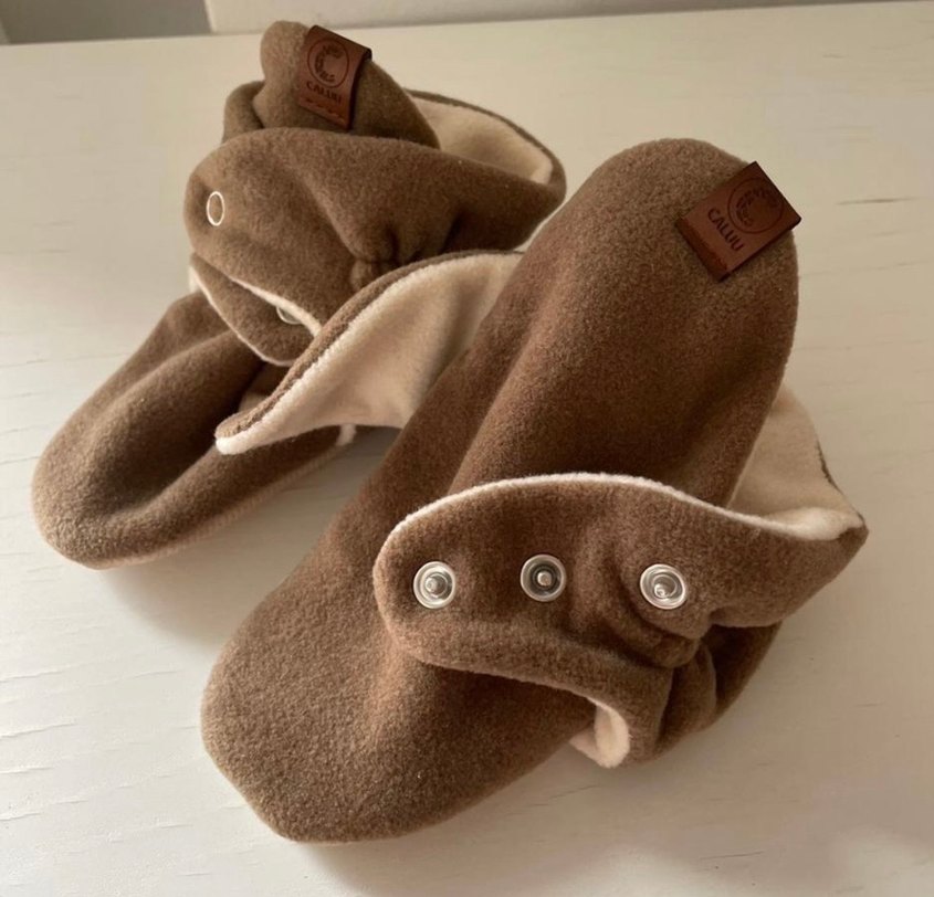 Caluu baby kaydırmaz taban patik - Görsel 2