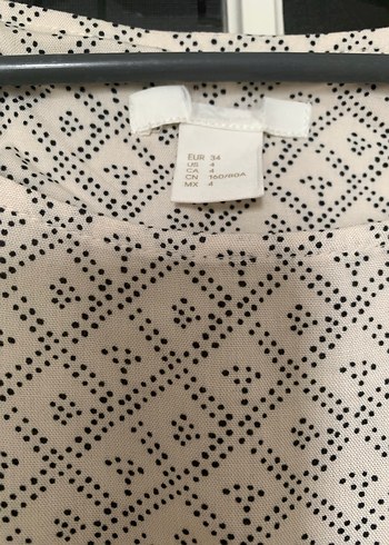 Bej Bohem Elbise - Görsel 4