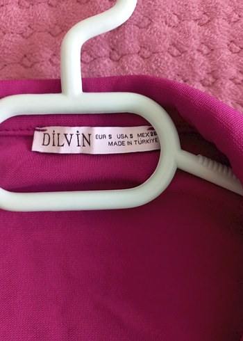 Dilvin Magenta V Yakalı Büzgülü Kadın Bluz - Görsel 4