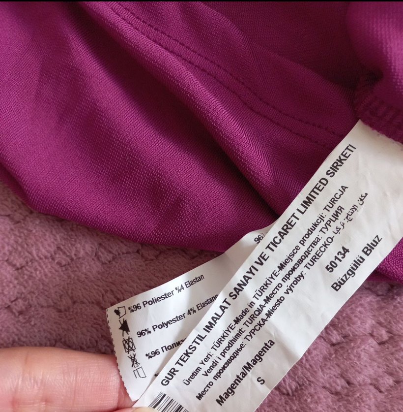 Dilvin Magenta V Yakalı Büzgülü Kadın Bluz - Görsel 5