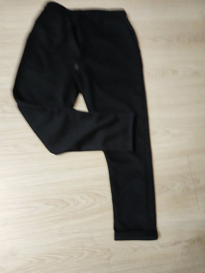 Siyah Rahat Kesim erkek Eşofman Altı - Görsel 2