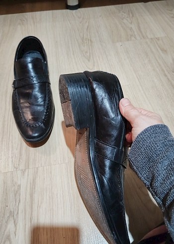 Klasik Siyah Tokalı Erkek Ayakkabı - Görsel 5