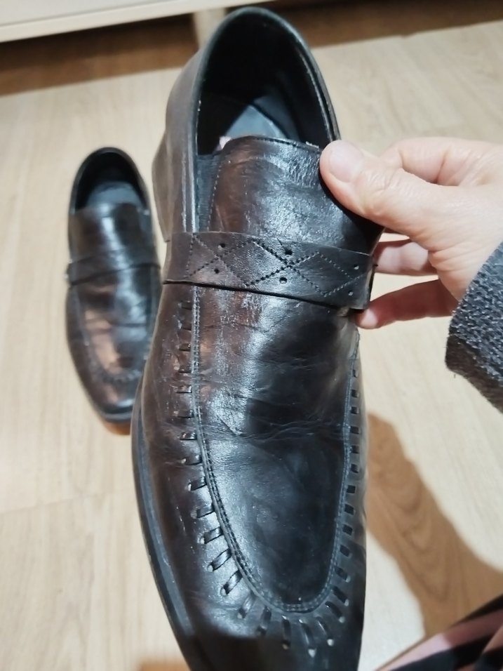 Klasik Siyah Tokalı Erkek Ayakkabı - Görsel 4