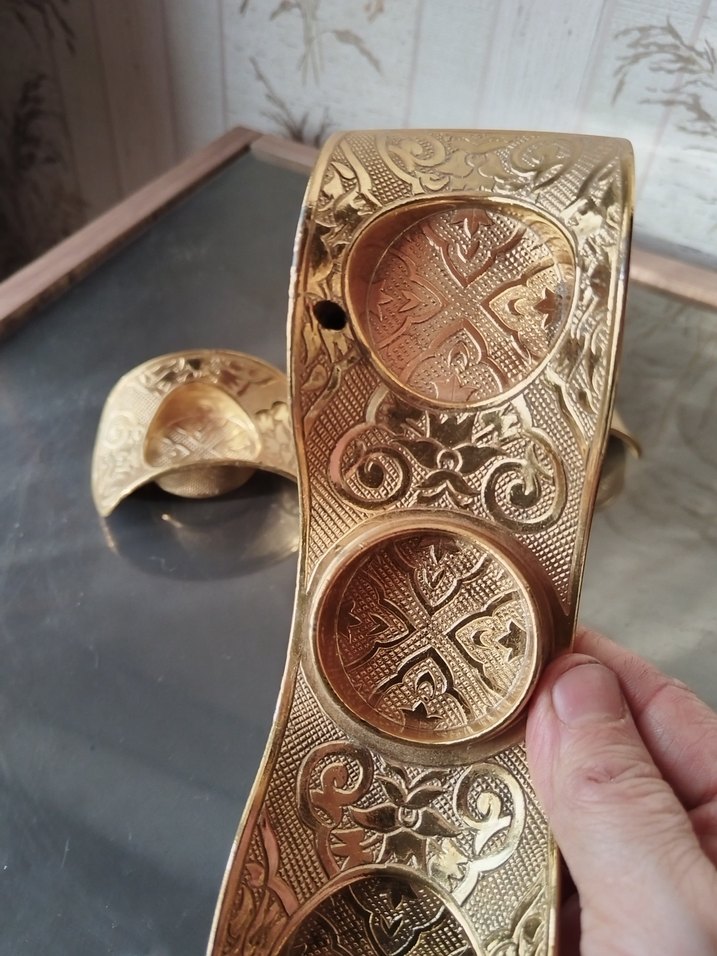 Altın Renkli Tütsülü Mumluk - Görsel 2