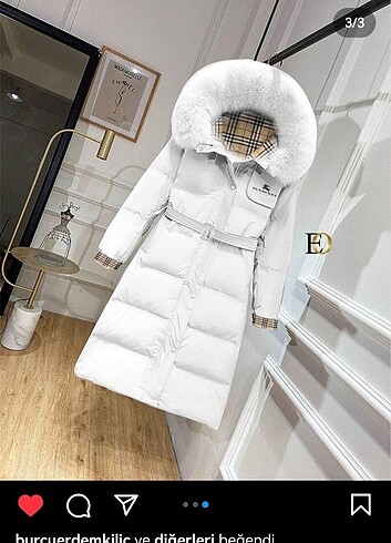 Burberry kadın şişme mont