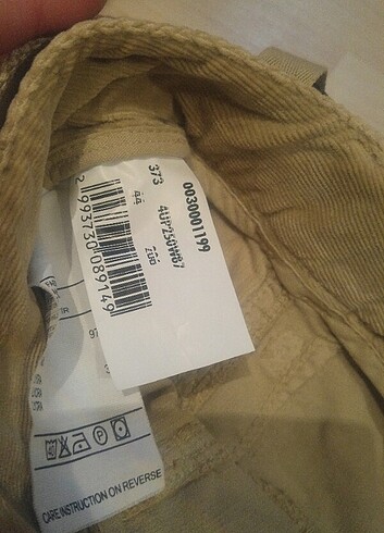 44 Beden camel Renk Kadife mini etek