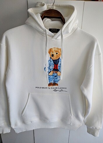 Beyaz Orijinal Ralph Lauren Sweatshirt
